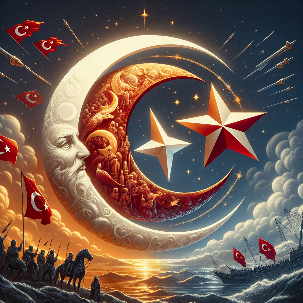 Türk Bayrağındaki Ay ve Yıldız Nereden Geliyor ? İşte Şanlı Türk Bayrağımızın Tarihi